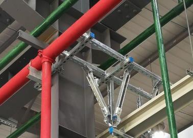 鸡泽该抗震支架的整体式支吊架结构协调性好
